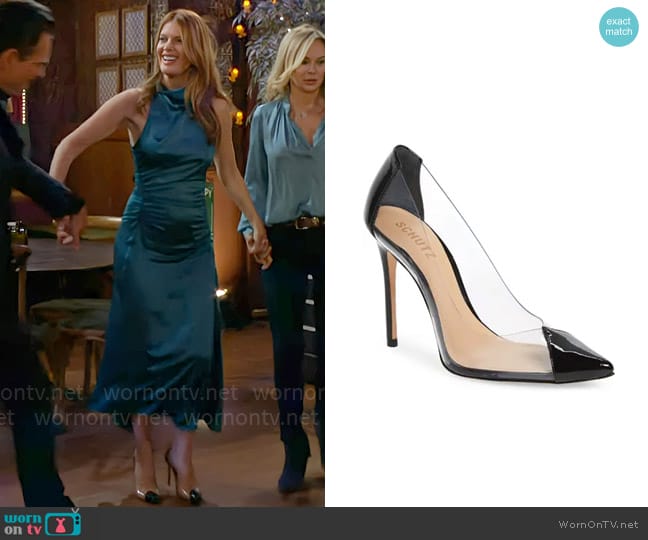 Schutz Cendi Pumps worn by Phyllis Summers (Michelle Stafford) on The Young and the Restless