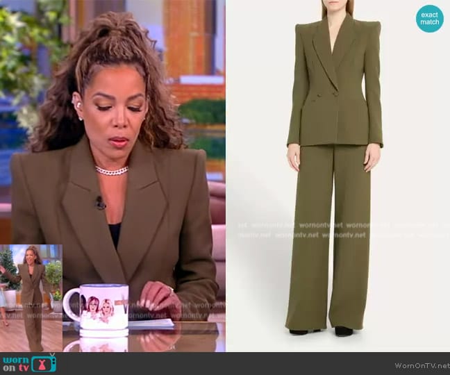 WornOnTV: Sunny’s olive blazer and pants on The View | Sunny Hostin ...