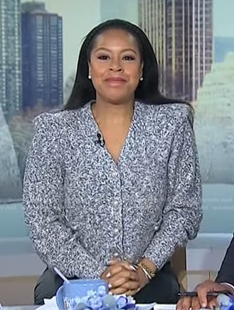 Sheinelle’s grey cardigan on Today