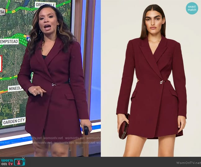 Simkhai Jayda Blazer Dress worn by Adelle Caballero on Today