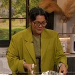 Sohla El-Waylly’s green blazer on The Drew Barrymore Show