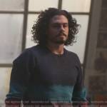 Gael Martinez’s ombre sweatshirt on Good Trouble