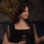 Tessa’s black fringed dress on The Young and the Restless