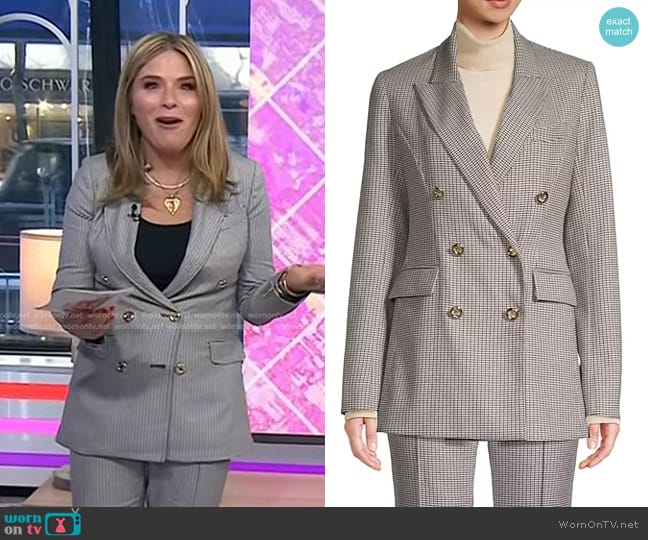 WornOnTV: Jenna’s grey blazer and pants on Today | Jenna Bush Hager ...