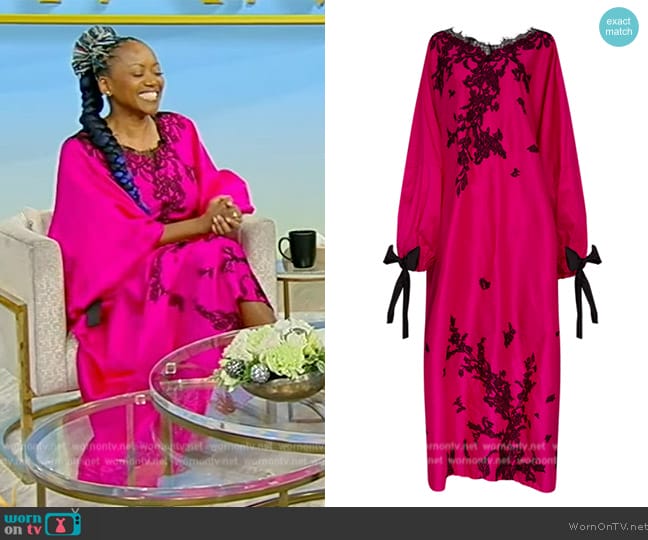 Torlowei Nana Boubou in Azalea worn by Erika Alexander on Tamron Hall Show