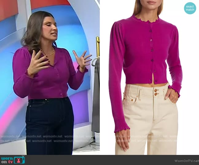 WornOnTV: Ria Safford’s pink cropped cardigan on Today | Clothes and ...