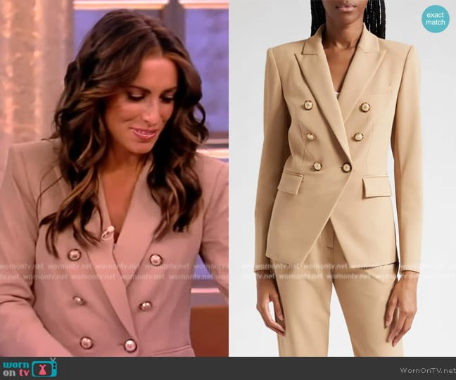 Veronica Beard Miller Double Breasted Dickey Jacket worn by Alyssa Farah Griffin on The View