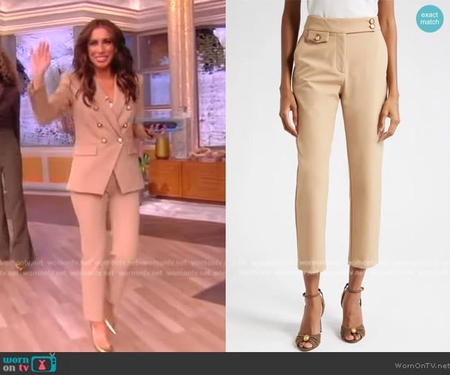 Veronica Beard Renzo Crop Pants worn by Alyssa Farah Griffin on The View