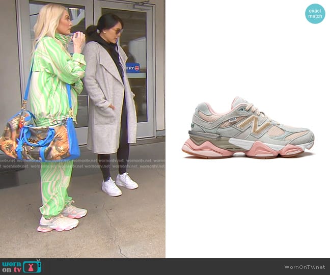 New Balance x Joe Freshgoods 9060 Inside Voices Baby Shower Blue worn by Erika Jayne on The Real Housewives of Beverly Hills