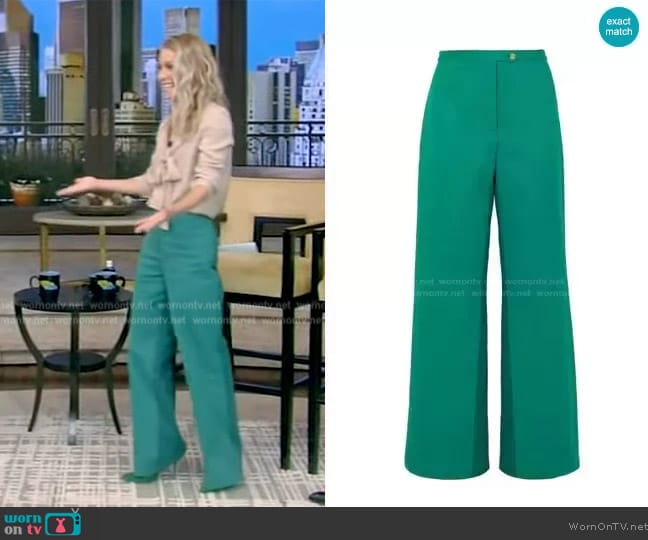 Acne Studios Tyrah Pants worn by Kelly Ripa on Live with Kelly and Mark