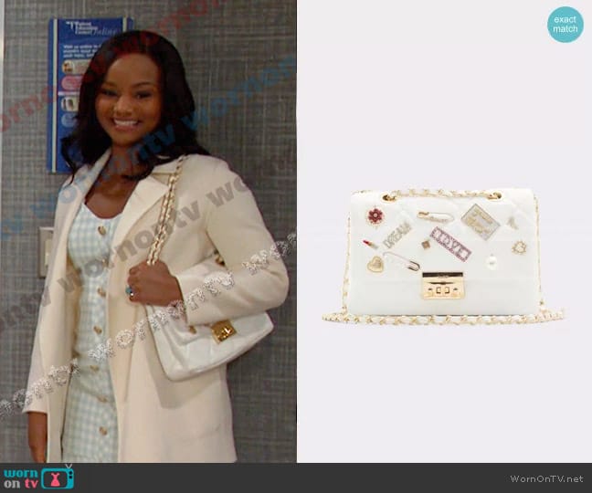 Aldo Glievia Bag worn by Chanel Dupree (Raven Bowens) on Days of our Lives