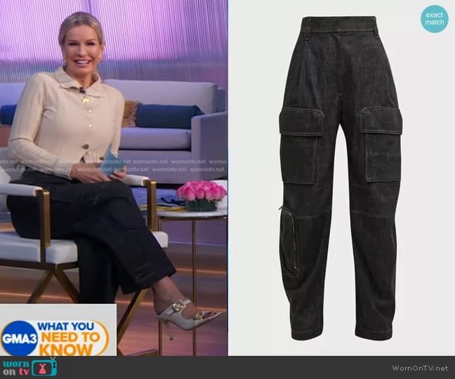 Brunello Cucinelli Patch-Pockets Cargo Jeans worn by Dr. Jennifer Ashton on Good Morning America