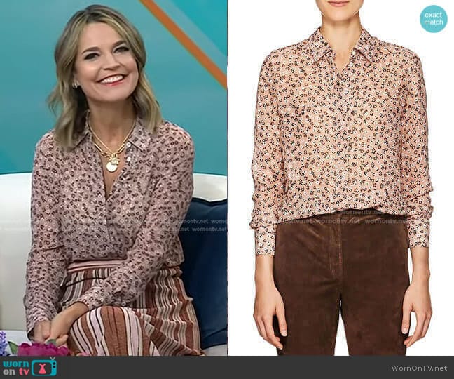 Altuzarra Chika Blouse worn by Savannah Guthrie on Today