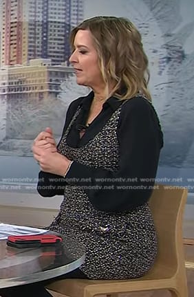 Christine Roman’s tweed dress on Today