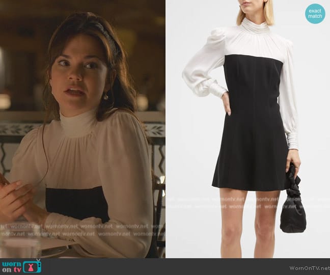 WornOnTV: Callie’s white two-tone dress on Good Trouble | Maia Mitchell ...