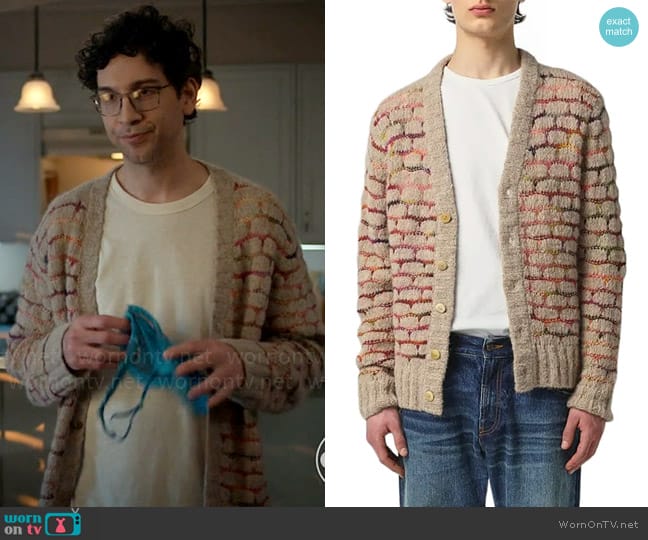 Corridor Raga Cardigan worn by Edward (Rick Glassman) on Not Dead Yet