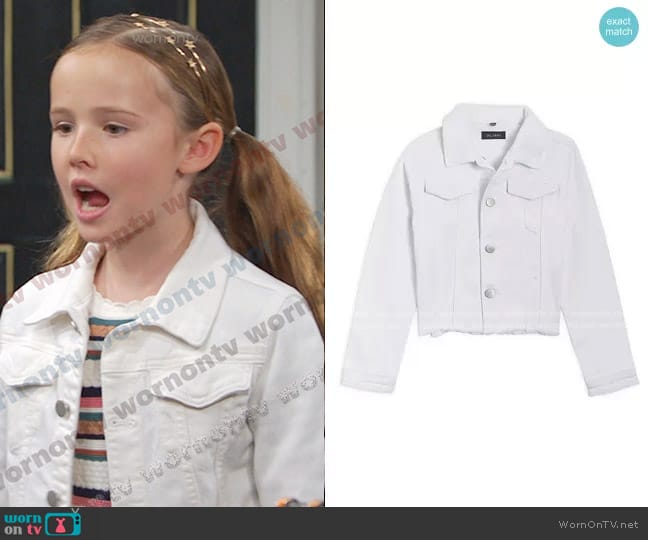 DL1961 Girls' Manning Denim Jacket - Big Kid worn by Rachel Black (Finley Rose Slater) on Days of our Lives