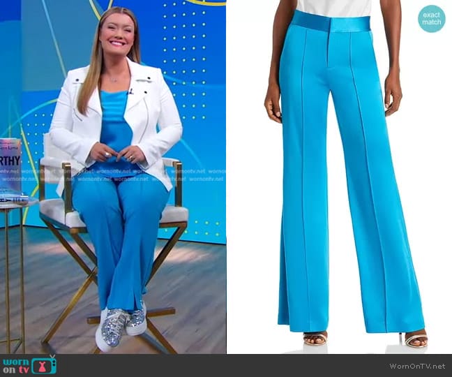 Alice + Olivia Dylan Pants worn by Jamie Kern Lima on Good Morning America