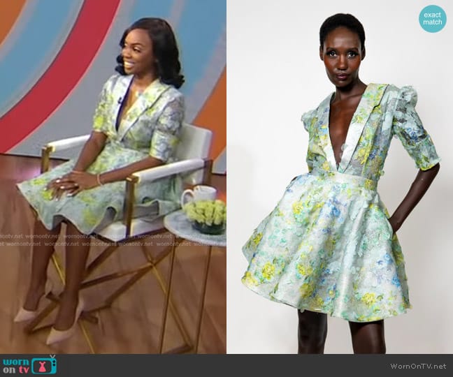 Ese Azenabor Alessandra Dress worn by Kemberley Washington on Good Morning America