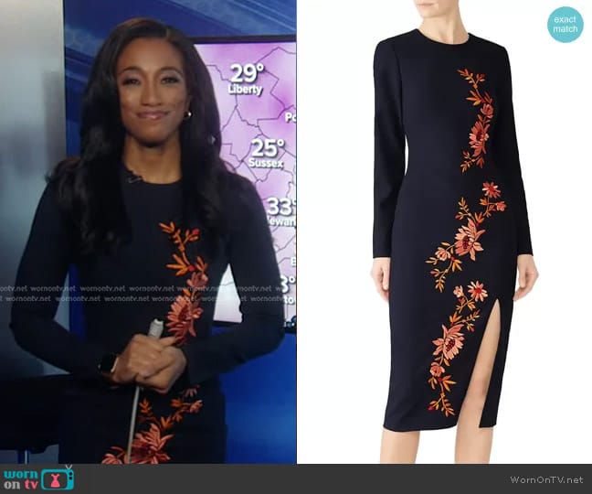 Cinq a Sept Lexi Dress worn by Brittany Bell on Good Morning America