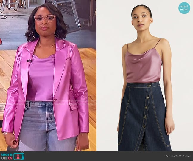 WornOnTV: Jennifer’s pink leather blazer on The Jennifer Hudson Show ...