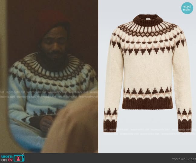 Saint Laurent Saint Laurent Knitwear worn by John Smith (Donald Glover) on Mr. & Mrs. Smith