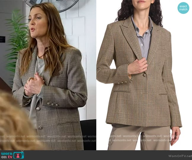 WornOnTV: Drew’s gray plaid blazer on The Drew Barrymore Show | Drew ...