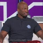 Akbar’s flower polo shirt on The Talk