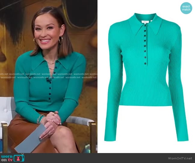 A.L.C. Eleanor Sweater worn by Eva Pilgrim on Good Morning America