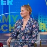 Amy Schumer’s blue floral maxi dress on Good Morning America