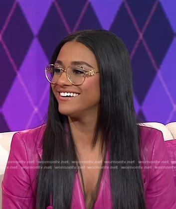 Ariana DeBose’s gold frame eyeglasses on Today