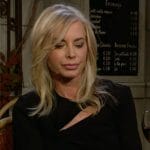 Ashley’s black cutout dress on The Young and the Restless