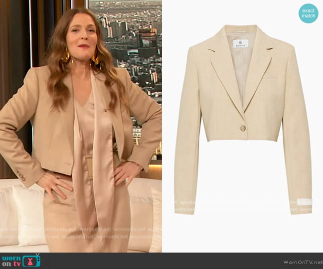 Babaton Arbus Blazer worn by Drew Barrymore on The Drew Barrymore Show