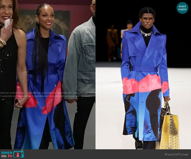 Balmain AW 2024 Collection worn by Alicia Keys on Today