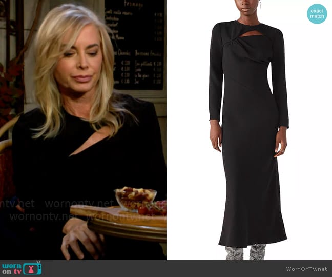 ba&sh Yona Dress worn by Ashley Abbott (Eileen Davidson) on The Young and the Restless