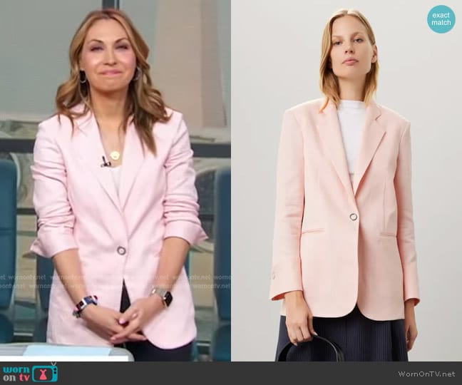 Boss Jodhi Blazer worn by Lori Bergamotto on Good Morning America