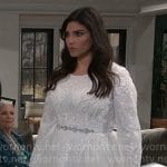 Brook Lynn’s tentative wedding dress on General Hospital