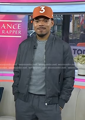 Chance the Rapper’s grey bomber jacket on Today