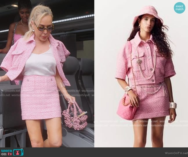 Chanel Tweed Cotton Set worn by Marysol Patton (Marysol Patton) on The Real Housewives of Miami