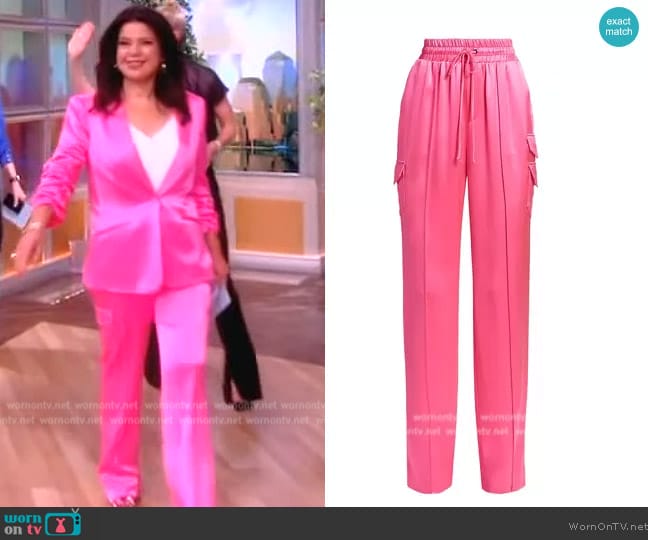 Cinq a Sept Sarie Pants worn by Ana Navarro on The View