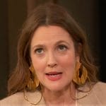 Drew’s gold textured earrings on The Drew Barrymore Show