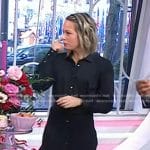 Dylan’s black smocked shirtdress on Today