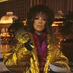 Gayle King’s gold coat on CBS Mornings