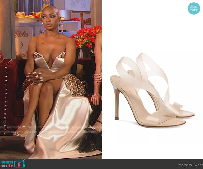 Gianvito Rossi Slingback Sandal worn by Guerdy Abraira (Guerdy Abraira) on The Real Housewives of Miami