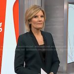 Kate’s green contrast lapel blazer on NBC News Daily