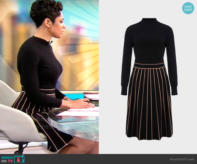 Hobbs Lena Dress worn by Jericka Duncan on CBS Mornings