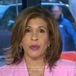 Hoda’s gold link earrings on Today