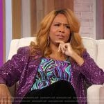 Jennifer Holliday’s sequined tank top and blazer on Sherri