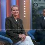 Jennifer’s khaki military jacket on Good Morning America