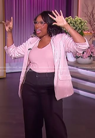 WornOnTV: Jennifer's sequin blazer and brown pants on The Jennifer Hudson  Show, Jennifer Hudson